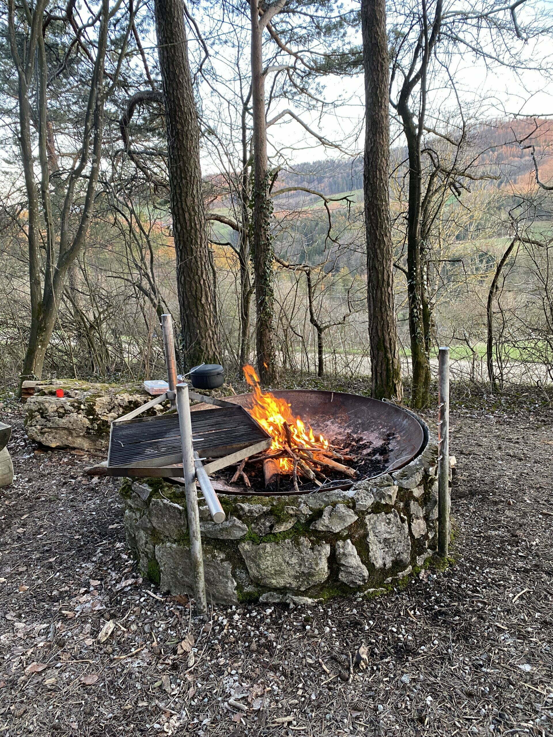 Feuerstelle im Gallenkircherwald