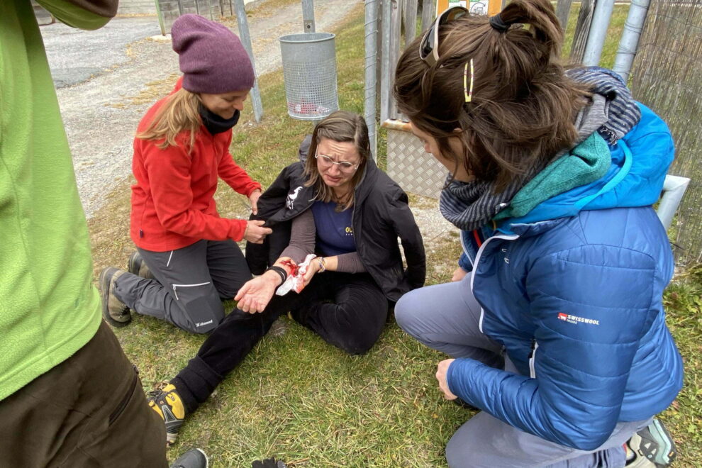 Schwere Verletzung an der Hand