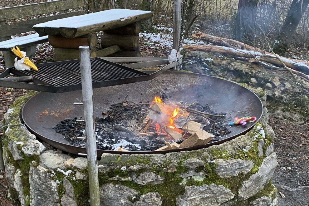 Feuerstelle für Rituale