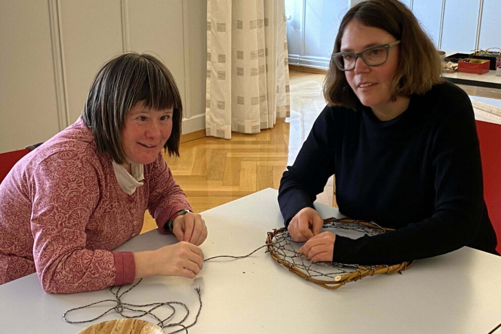 Traumfänger mit Bewohner Schloss Biberstein