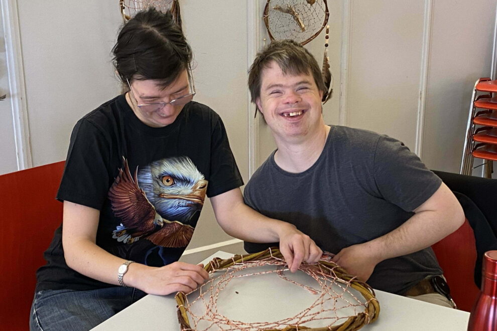 Traumfänger mit Bewohner Schloss Biberstein