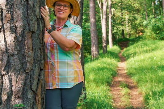 Bearbeitetes Bild im Föhrenwald