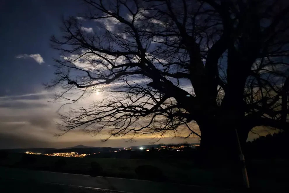 Mystische Vollmondnacht Rauhnächte