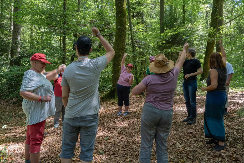 Waldbaden mit der Stiftung MBF