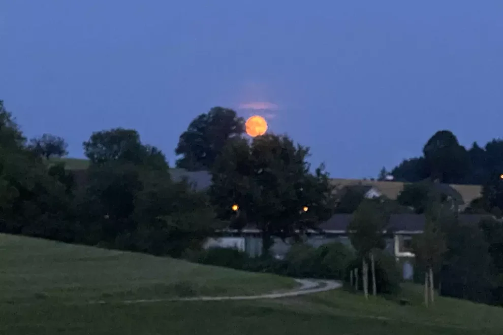 wunderbarer Sonneuntergang